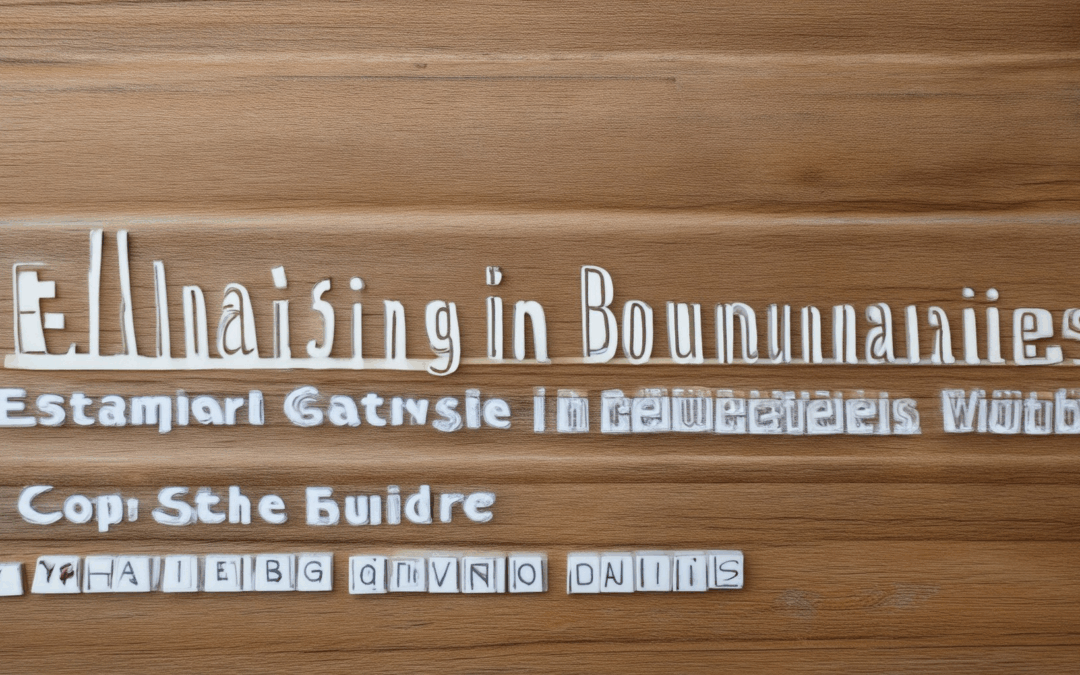 Establishing Healthy Boundaries In Relationships: A Comprehensive Guide With Examples