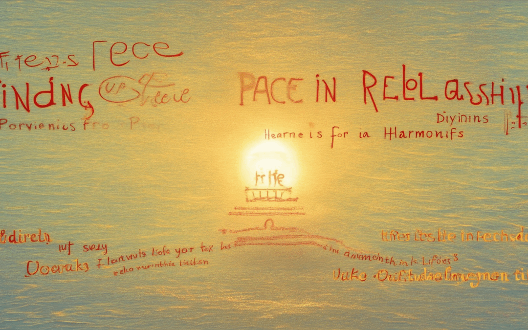 Finding Peace in Relationships: Proven Strategies for a Harmonious Life